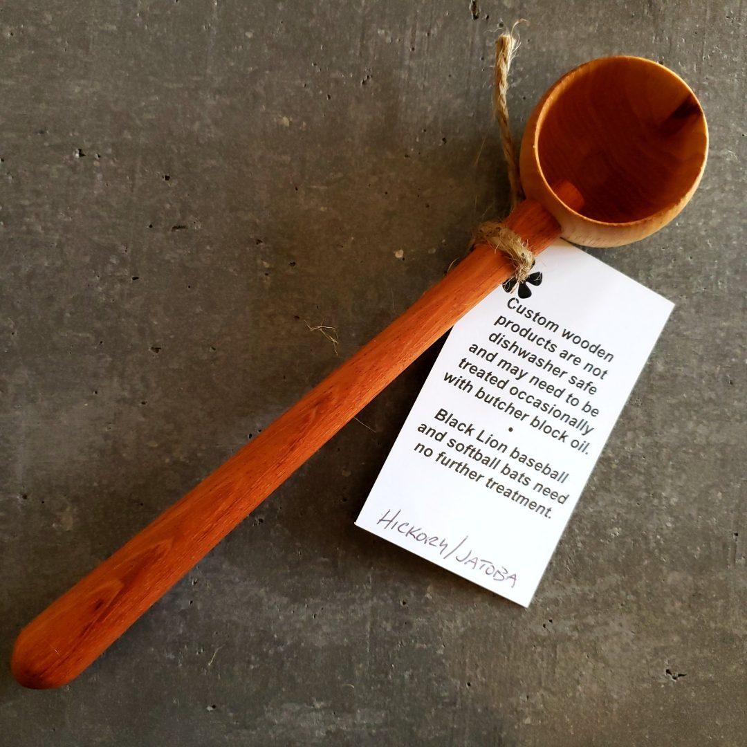 Coffee Scoop made by Black Lion Woodturning Lucas Roasting Company LLC.
