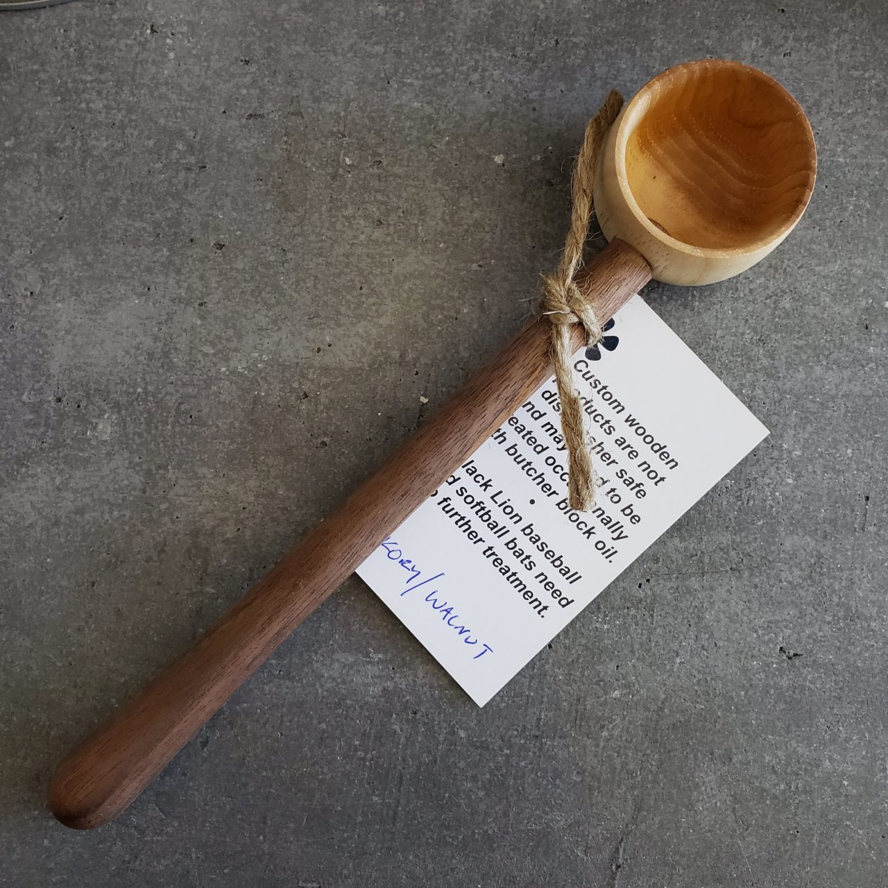 Coffee Scoop made by Black Lion Woodturning Lucas Roasting Company LLC.